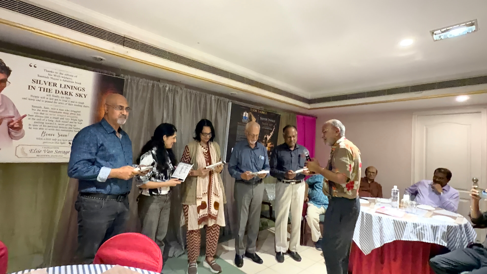 Readings and tributes at the Mysuru launch of Silver Linings in the Dark Sky