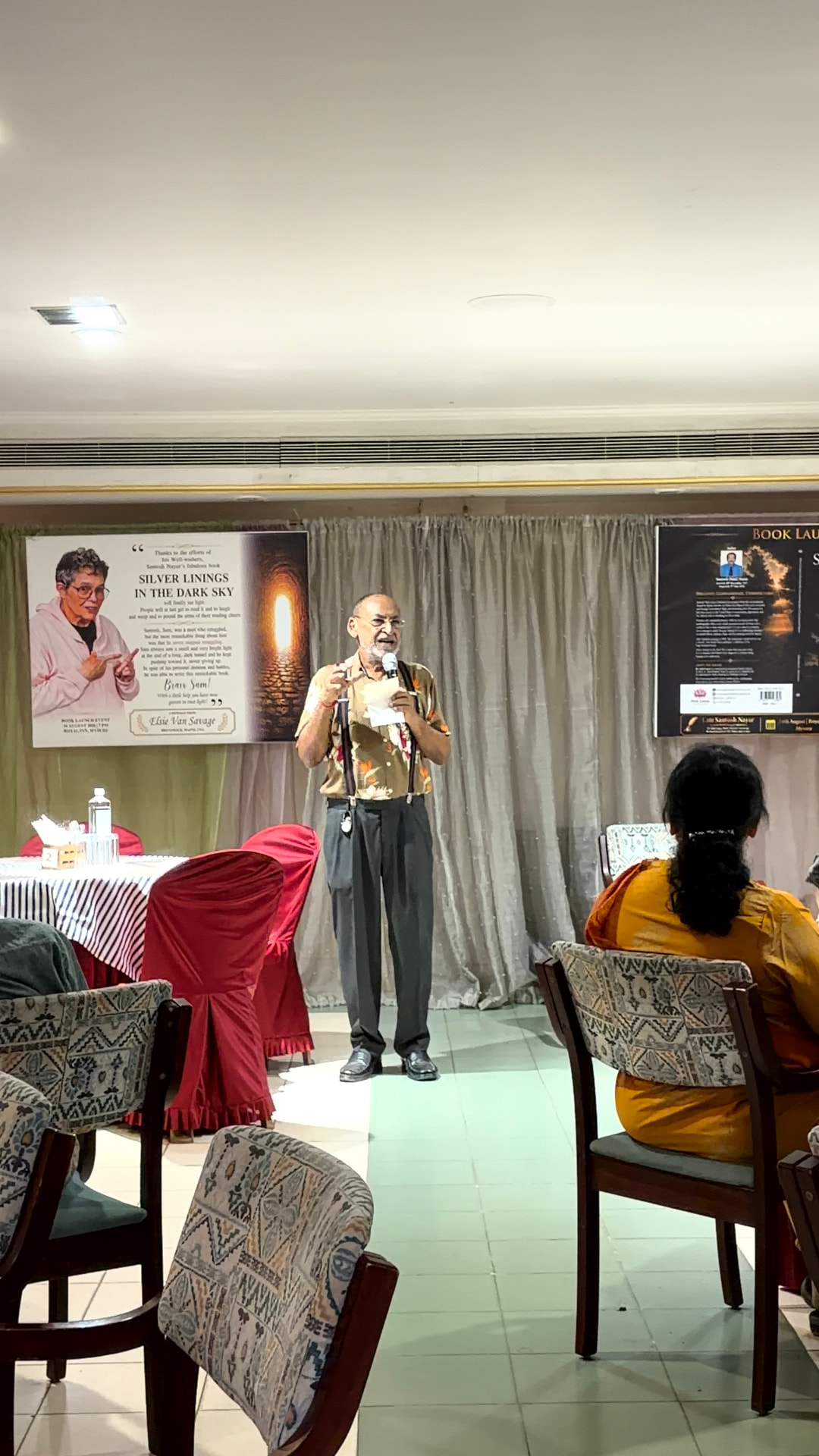Book launch of Silver Linings in the Dark Sky by our author Late Santosh Nayar at Mysuru